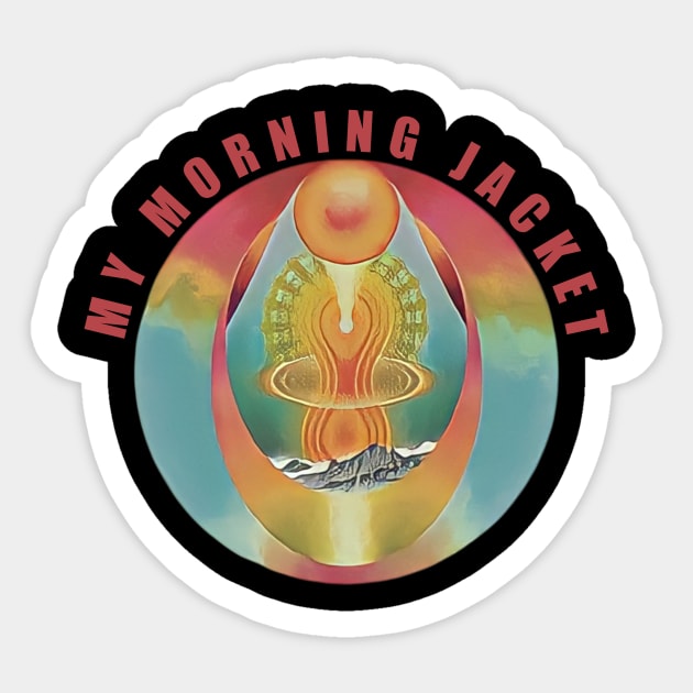 My Morning Jacket Sticker by Pendulumhari